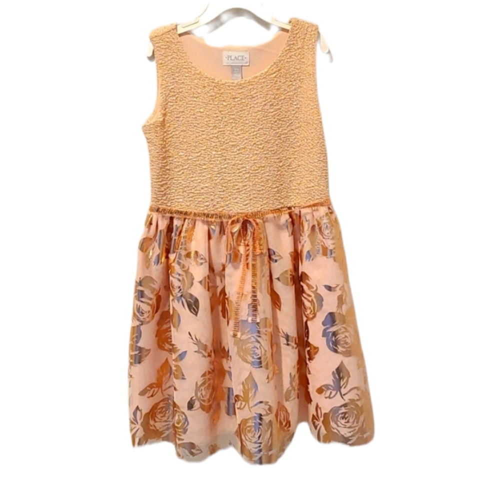 Children's Place Foil Print Tutu Dress